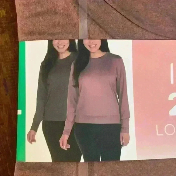 Lukka Lux Long. Sleeve Tee 2-pack - Picture 2 of 5